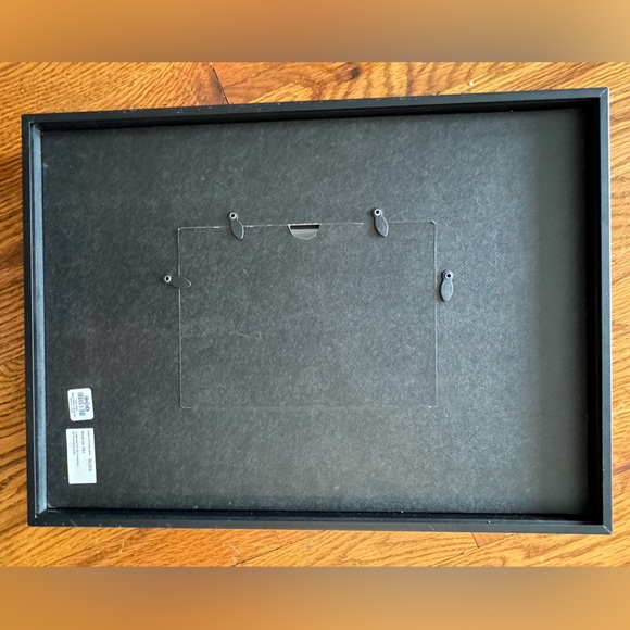 Cb2 photo frame black matte metal for 5x7 photo 15.75 x 11.5 x 2 - Picture 2 of 3